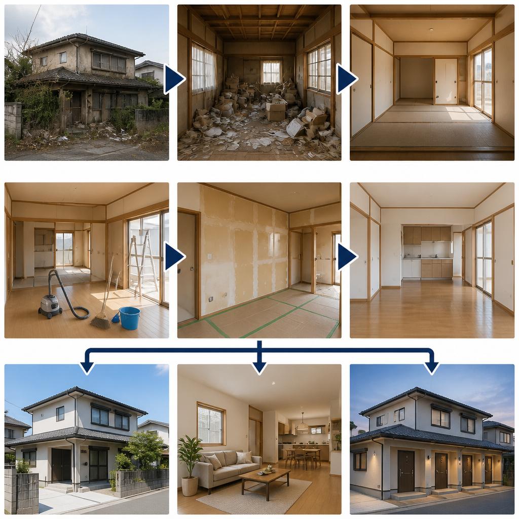 4. 空き家の清掃で資産活用
